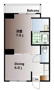 ヴィラナリー児島1号棟【2階】の間取り