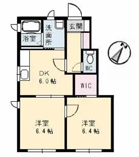 イデアルメゾン B棟【103号室】の間取り