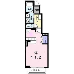 バレーフィールドⅡ【1階】の間取り