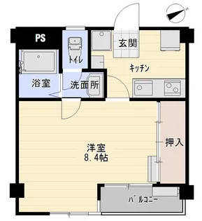TAKEYARIハイツ【103号室】の間取り