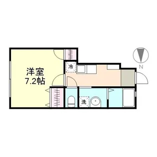 CASA WEST【1階】の間取り