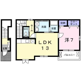 リルメルシエル【2階】の間取り