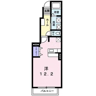 ラフィネ・彩果Ⅱ【1階】の間取り
