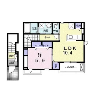 グッドスピード A【2階】の間取り