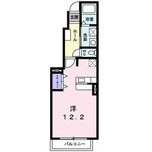 ラフィネ・彩果Ⅱ【1階】の間取り