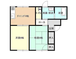 フレグランスまるいち【201号室】の間取り