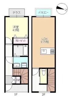 アリア中庄の間取り