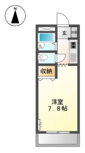 エクセレンス延友【1階】の間取り