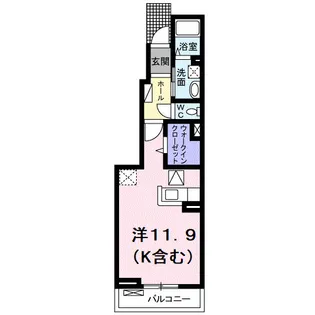 ル ノアⅡ【1階】の間取り