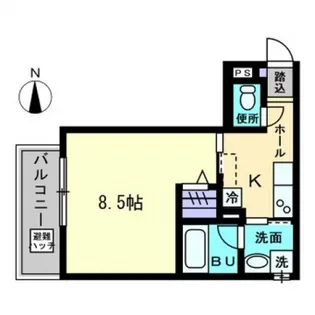 Maison de QuatreⅢ(メゾン ド キャトルⅢ)【2階】の間取り