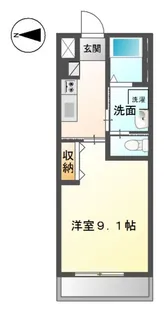 メイプルリッチ ウィル【1階】の間取り