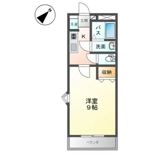 エポックハシマⅡ【1階】の間取り