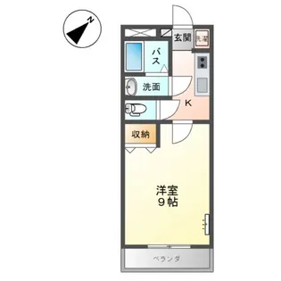 エポックハシマⅡ【1階】の間取り