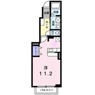 バレーフィールドⅡ【1階】の間取り