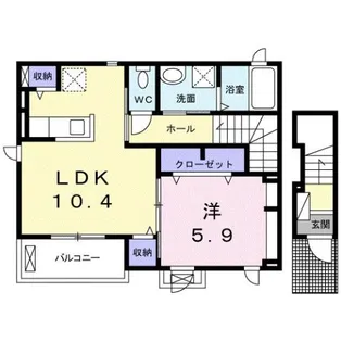 グランデ シーナⅠ【2階】の間取り