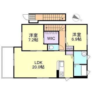 フロラシオン【203号室】の間取り