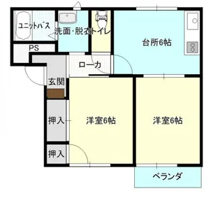 コンフォート久松台【101号室】の間取り