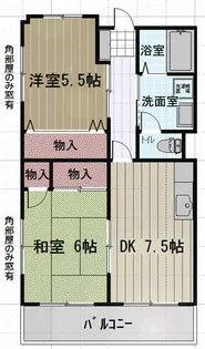 サン・オーレ葦陽【3階】の間取り