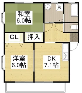 ヴィレッジ21 A【1階】の間取り
