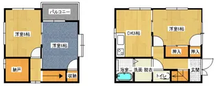 さくらハイツ【B号室】の間取り
