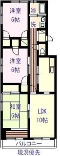 I’Sタウン【302号室】の間取り