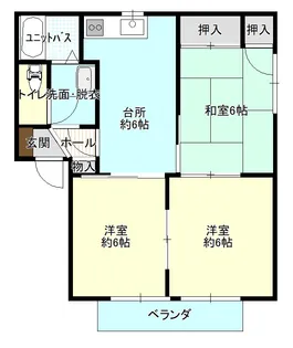 フェアリーランドA棟【1階】の間取り