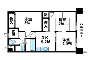 松浜ビル【3F号室】の間取り
