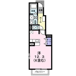 シェーネA【1階】の間取り