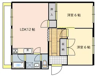 新庄屋マンション【104号室】の間取り