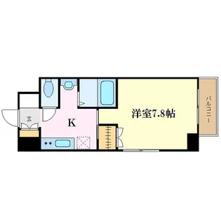 シンメイロード【5階】の間取り