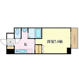 シンメイロード【4階】の間取り