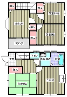 信森ハイツの間取り