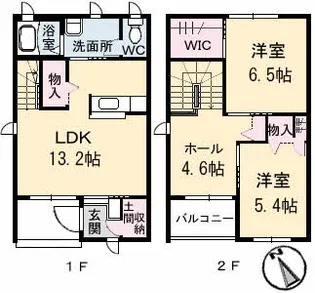 グレース曙F棟の間取り
