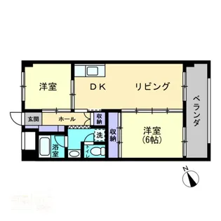 パルティーレ【3階】の間取り