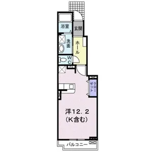 ヴァンヴェールA【1階】の間取り
