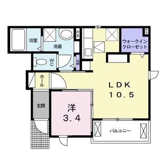 エルグラン【1階】の間取り