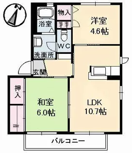 バリュージュ【2階】の間取り