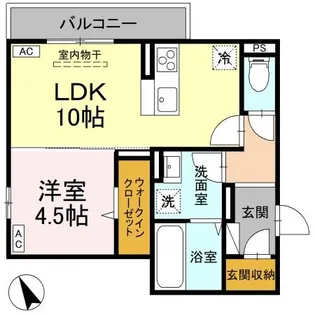 D-residence東川口N【2階】の間取り