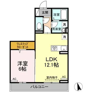 メゾン ド ミュゼ【2階】の間取り