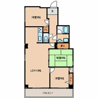 港町ジー・アンド・ピー【4階】の間取り