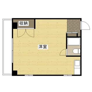 ハイツ陽光【3階】の間取り