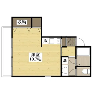 ハイツ陽光【2階】の間取り