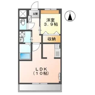 プランドール【2階】の間取り