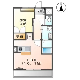 エクセル【2階】の間取り