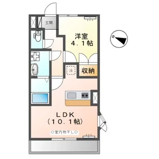 エスポワール【2階】の間取り