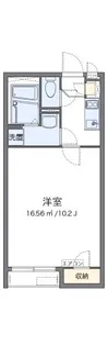 クレイノ茂木【105号室】の間取り