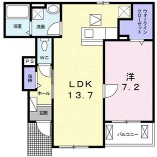 シュティル ピアッツァ Ⅱ A【1階】の間取り