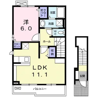 ベル アンジュ【2階】の間取り