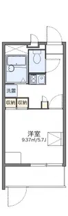レオパレスエレガンスK【1階】の間取り