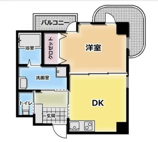 ローズ【401号室】の間取り